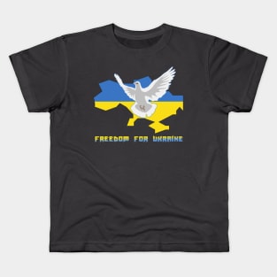 Freedom for Ukraine Kids T-Shirt